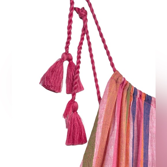 Xirena Esme Citrus Melange NWT Cotton Linen Maxi Summer dress Woman's Size Large - Picture 14 of 15